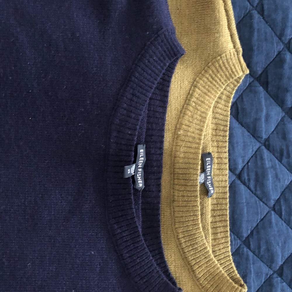 2 identical Eileen fisher sweaters